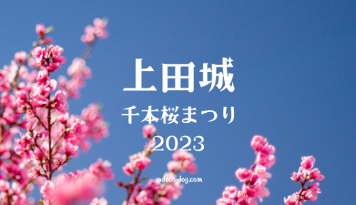 親子で行こう！上田城千本桜まつり5つの楽しみ方と屋台グルメ情報