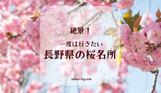 絶景！一度は行きたい長野県のおすすめ桜スポット10選